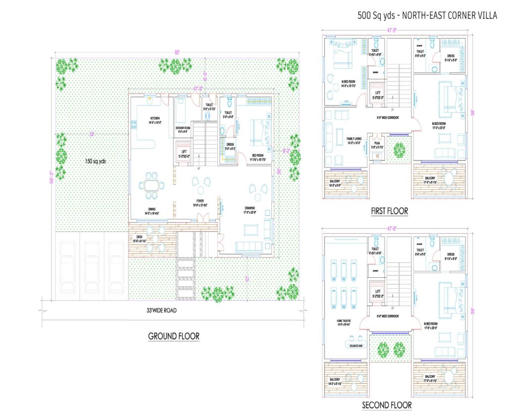 The Habitat-Tukkuguda floor plan for The Habitat-Tukkuguda floorplan 4: north-east-facing-500-sqyds-habitat.jpg